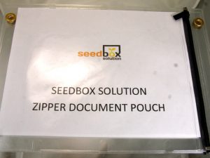 Black Zipper Pouch $6.35<br>Case Quantity: 200